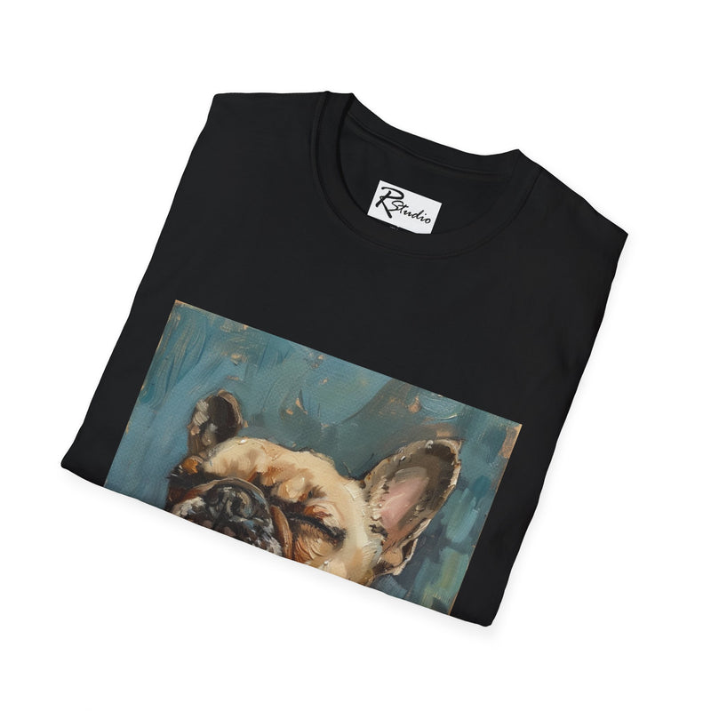 French Bulldog Fine Art Unisex Softstyle T-Shirt