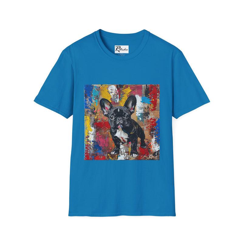 French Bulldog Fine Art Unisex Softstyle T-Shirt