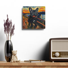 French Bulldog Acrylic Wall Clock - Fine Art Inspired Design