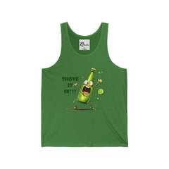 Naughty Nibbles Funny Adult Humor Mexican Beer  Unisex Soft-Style Tank Top