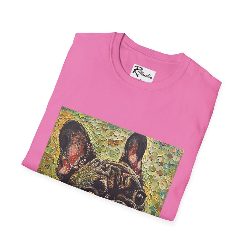 French Bulldog Fine Art Unisex Softstyle T-Shirt