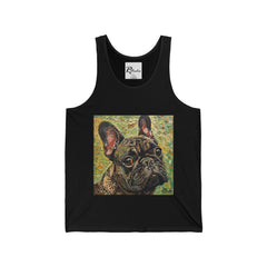 French Bulldog Fine Art Unisex Jersey Tank Top - Stylish & Comfortable