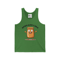 Naughty Nibbles Funny Adult Humor Peanut Butter Unisex Soft-Style Tank Top