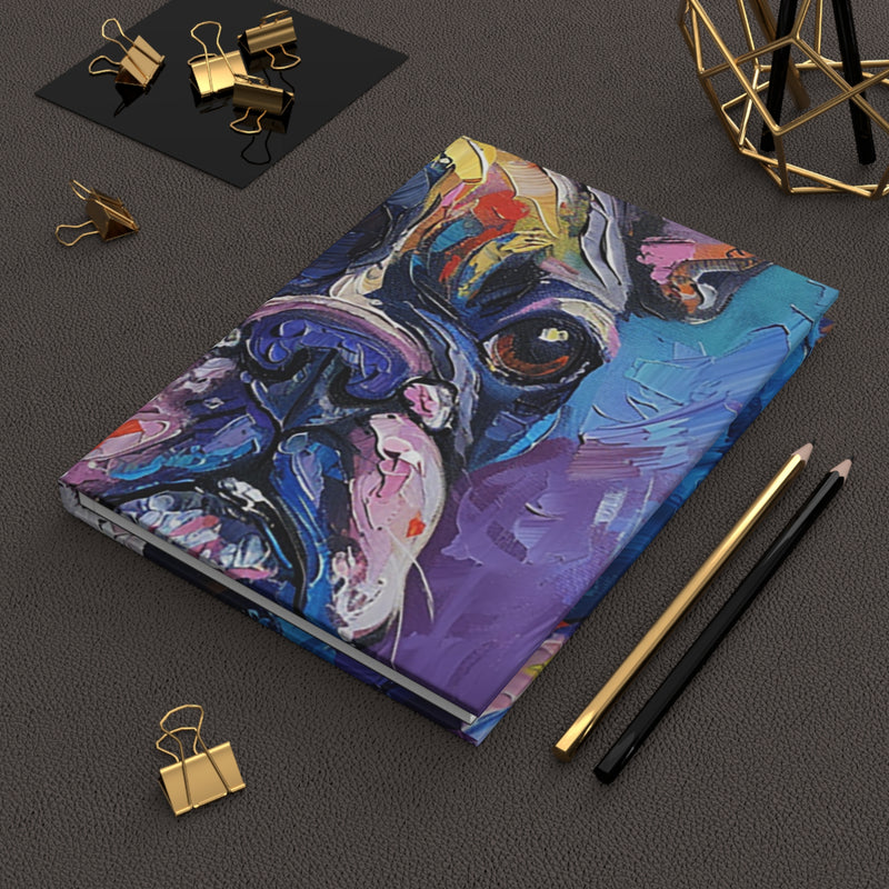 French Bulldog Hardcover Journal - Fine Art Inspired Matte Finish