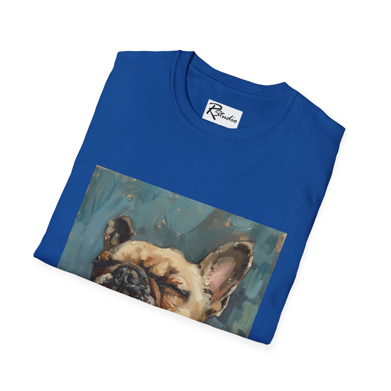 French Bulldog Fine Art Unisex Softstyle T-Shirt