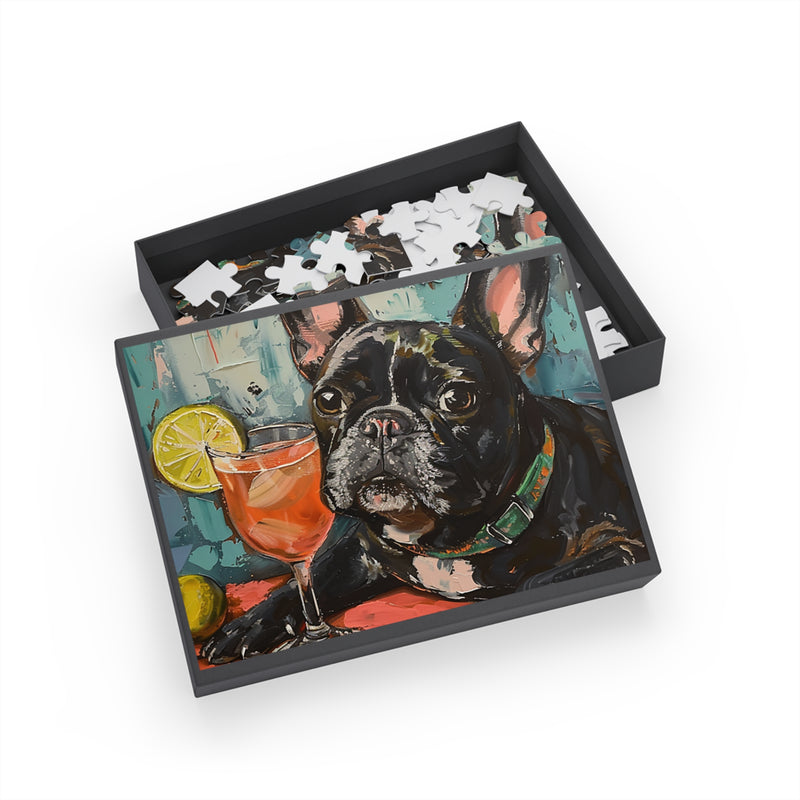 French Bulldog Fine Art Jigsaw Puzzle - 96, 252, 500, 1000 Pieces