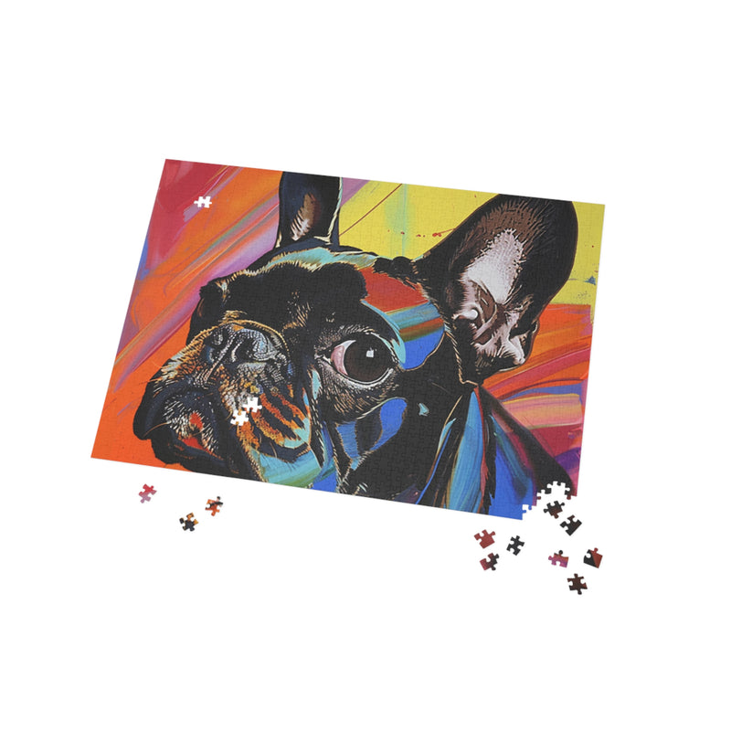 French Bulldog Fine Art Jigsaw Puzzle - 96, 252, 500, 1000 Pieces