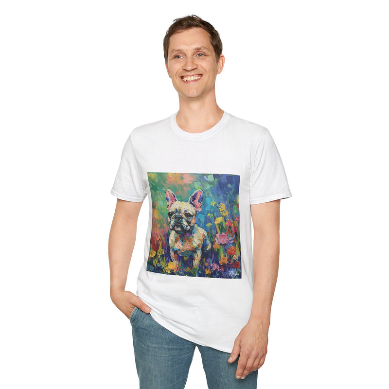 French Bulldog Fine Art Unisex Softstyle T-Shirt