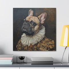 Colorful Fine Art French Bulldog Canvas Print - Multicolored Home Decor