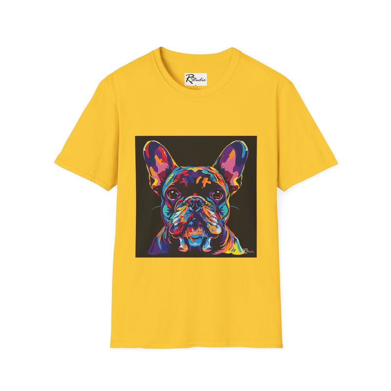 French Bulldog Fine Art Unisex Softstyle T-Shirt