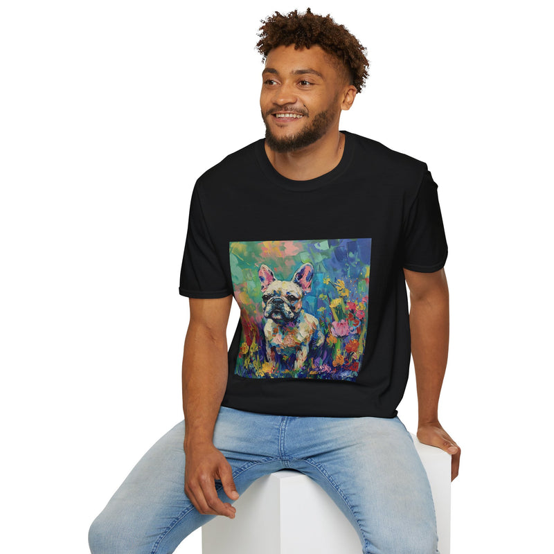 French Bulldog Fine Art Unisex Softstyle T-Shirt