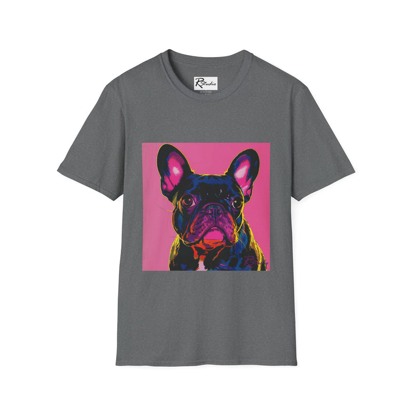 French Bulldog Fine Art Unisex Softstyle T-Shirt