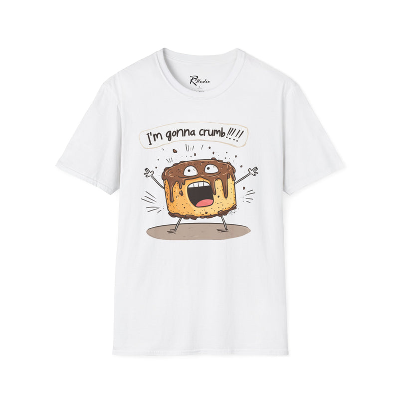 Naughty Nibbles Funny Adult Humor Coffee Crumb Cake Unisex Soft-Style T-Shirt