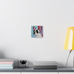 Colorful Fine Art French Bulldog Canvas Print - Multicolored Home Decor