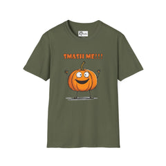 Naughty Nibbles Funny Adult Humor Cartoon Pumpkin Unisex Soft-Style T-Shirt