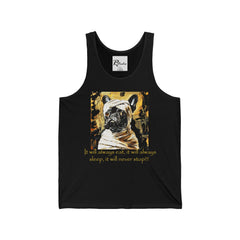 French Bulldog Halloween Mummy Fine Art Unisex Soft-Style Tank Top