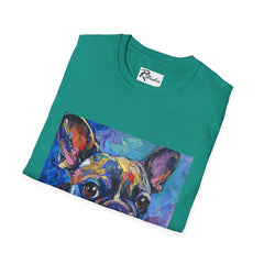 French Bulldog Fine Art Unisex Softstyle T-Shirt