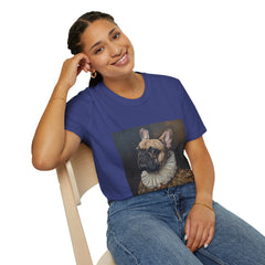 French Bulldog Fine Art Unisex Softstyle T-Shirt