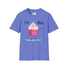 Naughty Nibbles Funny Adult Humor Cartoon Frosted Cup Cake Unisex Soft-Style T-Shirt