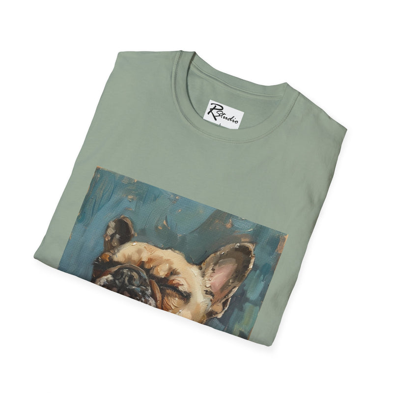 French Bulldog Fine Art Unisex Softstyle T-Shirt