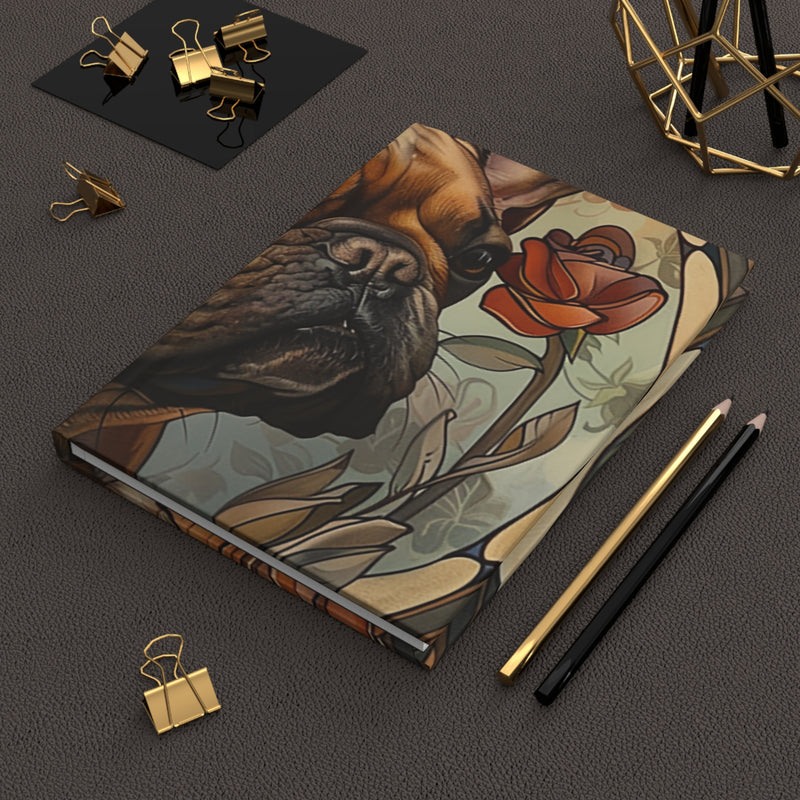 French Bulldog Hardcover Journal - Fine Art Inspired Matte Finish