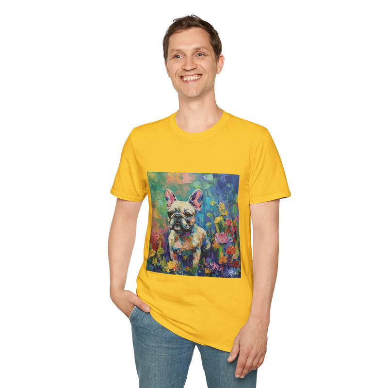 French Bulldog Fine Art Unisex Softstyle T-Shirt