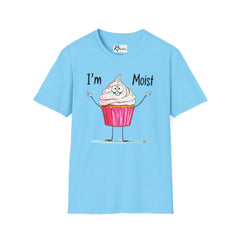 Naughty Nibbles Funny Adult Humor Cartoon Frosted Cup Cake Unisex Soft-Style T-Shirt