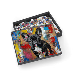 French Bulldog Fine Art Jigsaw Puzzle - 96, 252, 500, 1000 Pieces