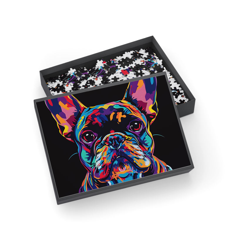 French Bulldog Fine Art Jigsaw Puzzle - 96, 252, 500, 1000 Pieces