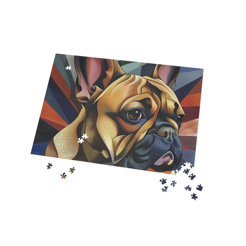 French Bulldog Fine Art Jigsaw Puzzle - 96, 252, 500, 1000 Pieces