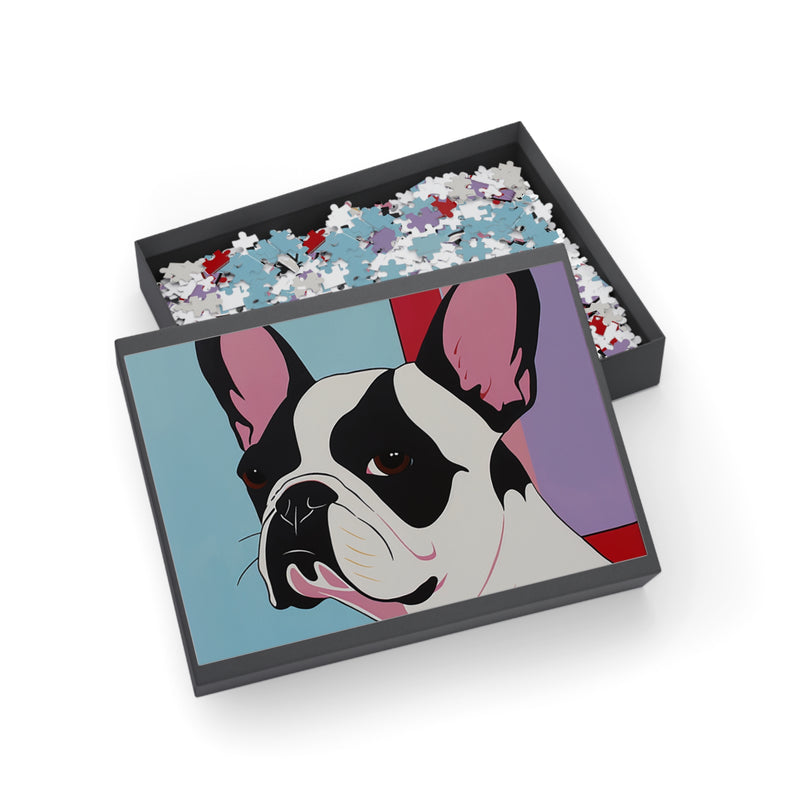 French Bulldog Fine Art Jigsaw Puzzle - 96, 252, 500, 1000 Pieces