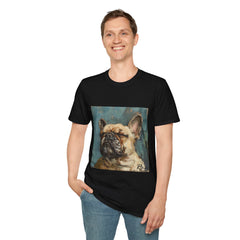 French Bulldog Fine Art Unisex Softstyle T-Shirt