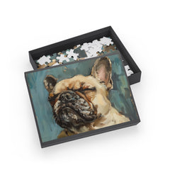 French Bulldog Fine Art Jigsaw Puzzle - 96, 252, 500, 1000 Pieces