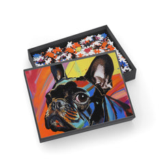 French Bulldog Fine Art Jigsaw Puzzle - 96, 252, 500, 1000 Pieces