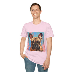 French Bulldog Fine Art Unisex Softstyle T-Shirt