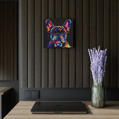 French Bulldog Acrylic Wall Clock - Fine Art Inspired Design