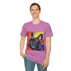 French Bulldog Fine Art Unisex Softstyle T-Shirt