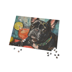 French Bulldog Fine Art Jigsaw Puzzle - 96, 252, 500, 1000 Pieces