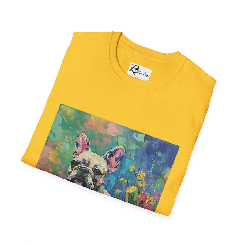 French Bulldog Fine Art Unisex Softstyle T-Shirt