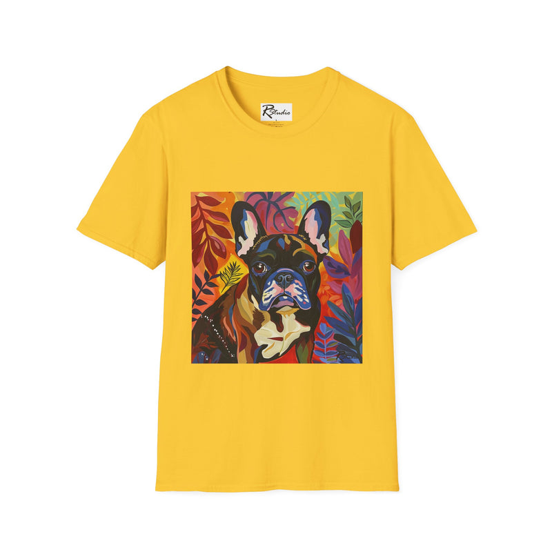 French Bulldog Fine Art Unisex Softstyle T-Shirt