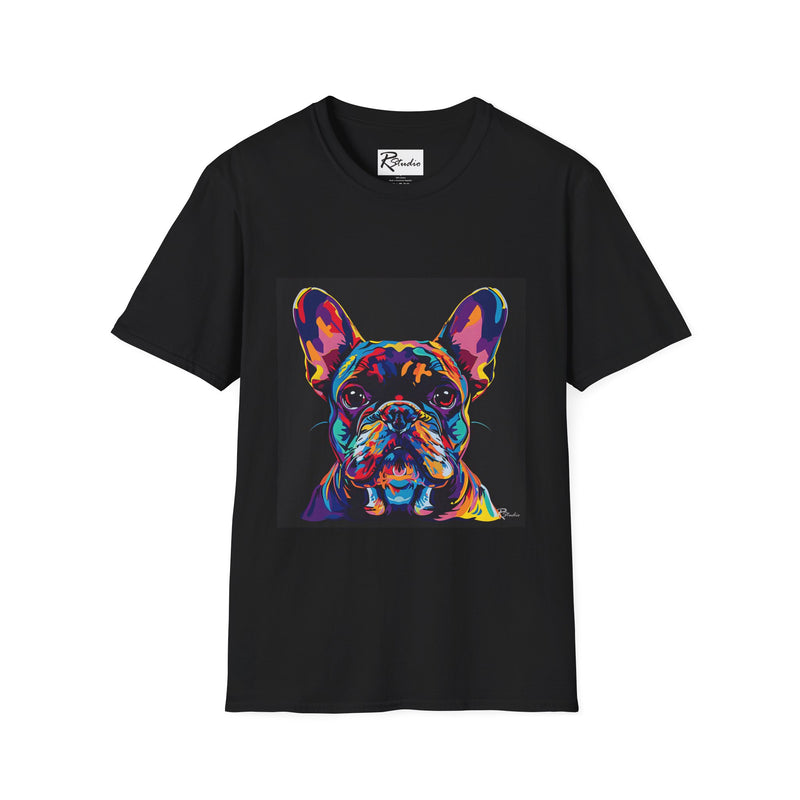 French Bulldog Fine Art Unisex Softstyle T-Shirt