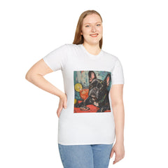 French Bulldog Fine Art Unisex Softstyle T-Shirt