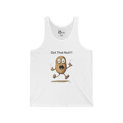 Naughty Nibbles Funny Adult Humor Peanut Unisex Soft-Style Tank Top